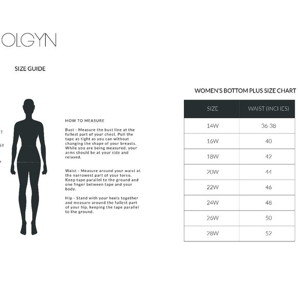 OLGYN Women's Slim Fit Black Plus Size Denim Pant - Picture 5 of 5